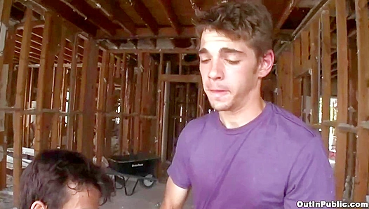 Josh Slyman and Shawn Lane Get Wild ~ Risky Anal Sex Out in Public