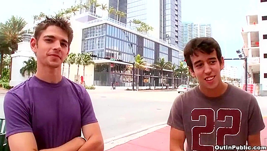 Josh Slyman and Shawn Lane Get Wild ~ Risky Anal Sex Out in Public