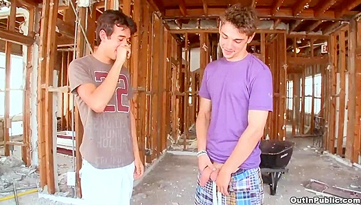 Josh Slyman and Shawn Lane Get Wild ~ Risky Anal Sex Out in Public