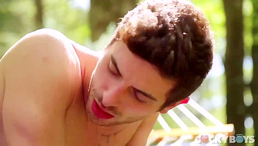 Dillon Rossi Gets Hammered by Tayte Hanson on a Hammock