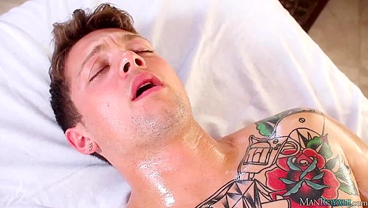 Anthony Verusso Gets Hands-On With Sebastian Kross at the Massage Parlor