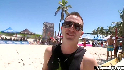 Supreme Castro Stretches Slutty Robbie Woods ~ It's Gonna Hurt!