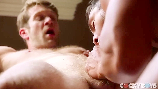 Colby Keller & Seth Santoro ~ Hard Gay Banging with Cocky Boys