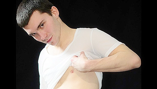 Elder James Strokes His Skinny Cock Wildly - Missionary Boys