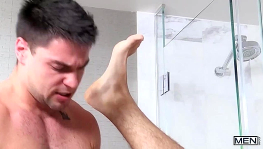 Bathroom Bang ~ Brandon Evans Turns Aspen Str8 toGay