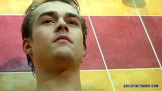 Steamy Shower Facials ~ Corbin Pierce & PJ Adams Get Soapy and Spunky