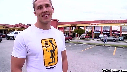 Rooftop Fuck & Double Climax with Ryan Rockford ~ Gay Sex Out in Public
