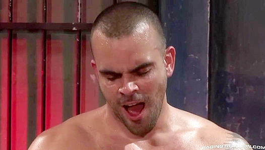Raging Stallion ~ Muscles Clash as Damien Crosse and Seven Dixon Fuck Silly