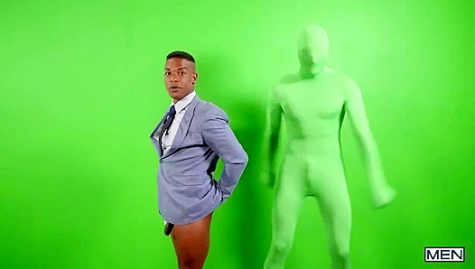 Horny Weatherman Adrian Hart Gets Drilled by Chris Damned