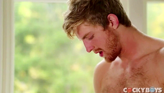 Connor Maguire Ravages Levi Michaels' Tight Butthole - Cocky Boys
