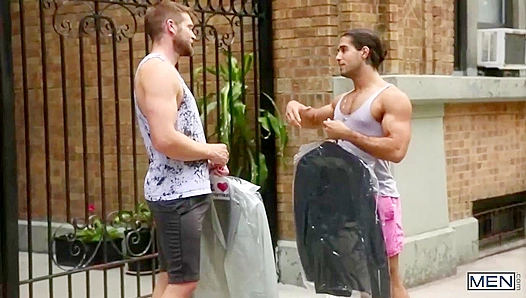 Diego Sans Drills Colby Keller's Tight Hole Inside Out