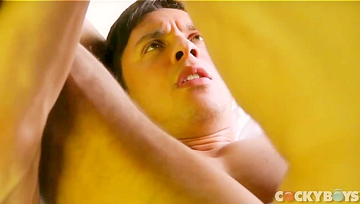 Marco Gagnon Pounds Seth Santoro with His Massive Dick - Cocky Boys