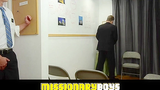 Missionary Strokes ~ Brother Newman & Elder Buckley's Forbidden Dick Play