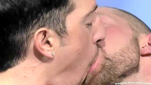 Raging Stallion ~ Jimmy Durano Grips Adam Herst's Meaty Cock