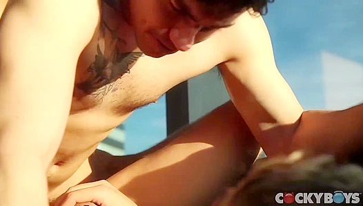 Cocky Boys ~ Jake Bass & Lukas Grande Pound Each Other Relentlessly