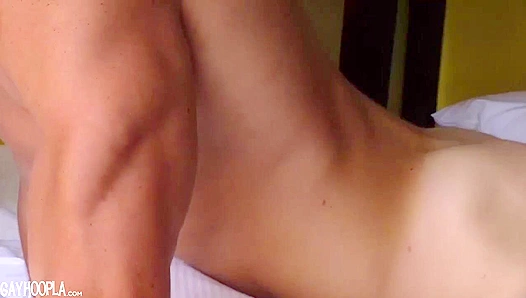 Ripped Stud Danny Klein Strokes His Hard Cock - GAY XxX