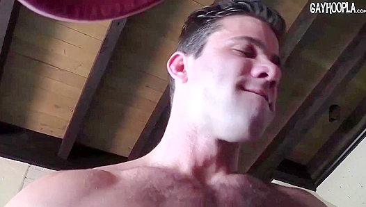 Ripped Threesome ~ Phillip Anadarko, Max Summerfield, & Cole Money Go Wild - GAY XxX