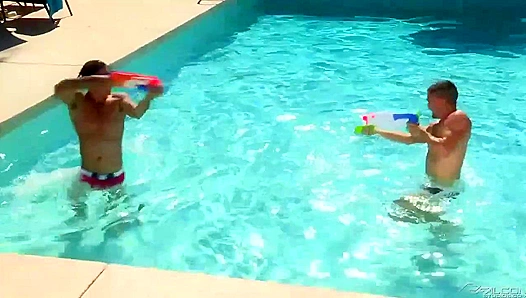 Wet Hotties Jack King & Colt Rivers Poolside Passion - Falcon