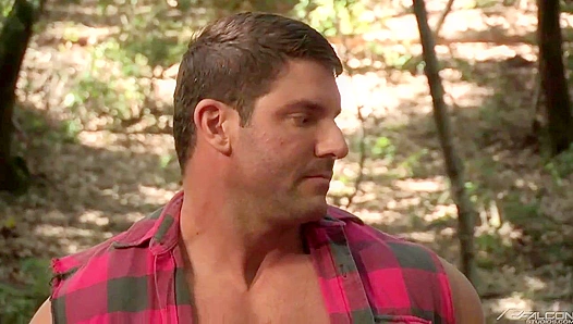 Chris Bines and Jeremy Walker ~ Hot Woods Action - Falcon Studios