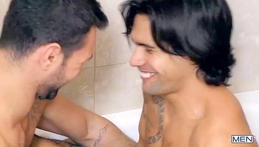 Ian Greene Drills Ty Mitchell's Hole in the Restroom