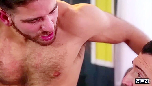 Hairy Hunk Jimmy Durano Drills Jackson Grant's Tight Hole
