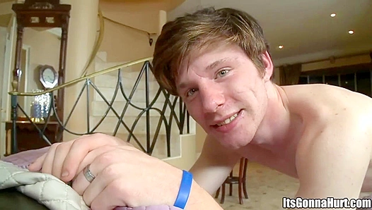 Castro Supreme Stretches Claton's Tight Ass ~ It’s Going to Hurt!