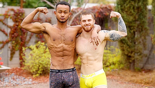 Intense Legit IR Session - Apollo Parker & Dustin Hazel Go Hard  Gay XXX