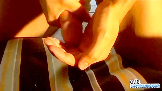 Horny Twink Jayden Taylor Fingers His Ass in Solo Scene