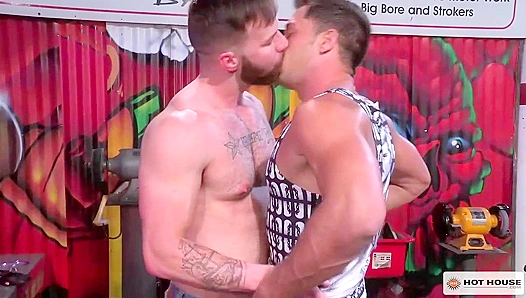 Chris Bines and Armando De Armas - Intense Gaping Session at Hot House