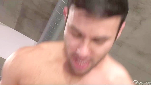 Ripped Dorian Ferro Pounds Ryan Rose Senseless - Falcon Studios