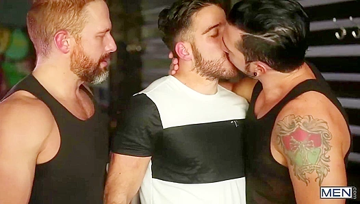 Drill My Hole - Gay Threesome with Dirk Caber, Jimmy Durano, Jackson Grant