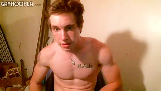 Ripped Hottie Eric Morning Fucks Himself Senseless in Gay Porn Gold - GayHoopla