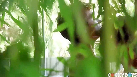 Jason Maddox and Kody Stewart's Wild Outdoor Butt Bang - Cocky Boys