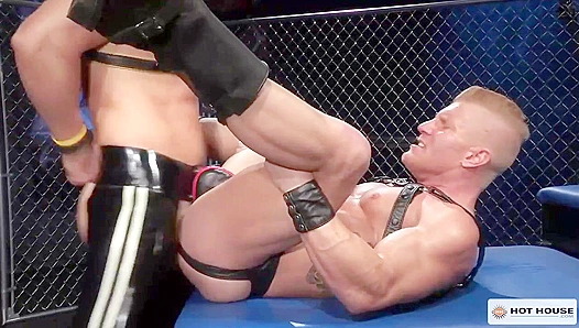 Leather Hunks Jimmy & Johnny - Violent Fuck in Hot House