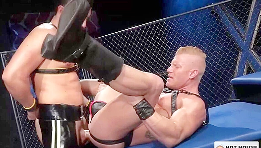 Leather Hunks Jimmy & Johnny - Violent Fuck in Hot House