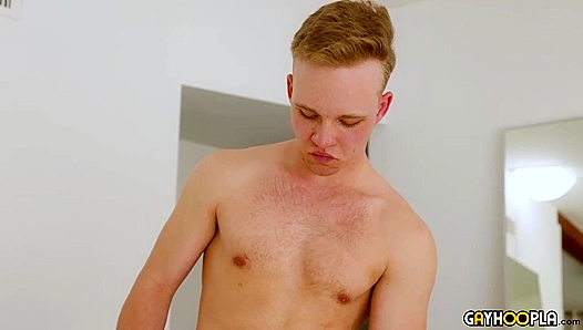 Ryan Love Strokes His Reflection - A Solo Masturbation Fantasy