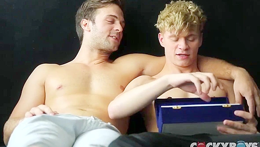 Horny Max Ryder & Gabriel Clark - Cocky Boys' Anal Delight