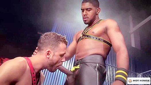 Logan Moore and XL - Steamy Interracial Anal in the Hot House