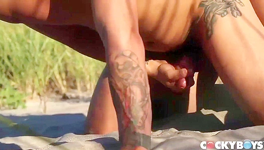 Jason Maddox and Levi Karter Get Wild - Outdoor Ass Lovin' with Cocky Boys