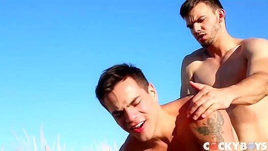 Jason Maddox and Levi Karter Get Wild - Outdoor Ass Lovin' with Cocky Boys
