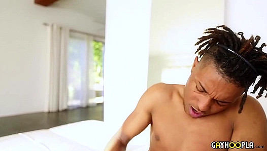 Kendrix Carter Strokes BBC and Fingers Himself Wild - GayHoopla