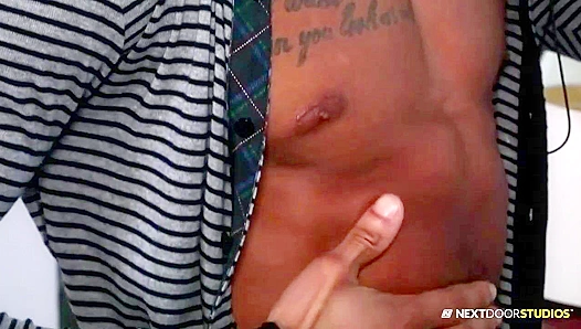 Trent King Jacks His Envious BBC in HD - Nextdoor Studios