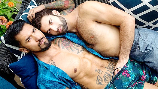 Poolside Seduction - Tegan Zyne & Boomer Banks from Cocky Boys