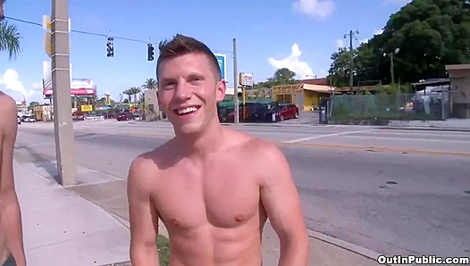 Joey Soto and Riley Michaels - Hot Public Sex Adventure