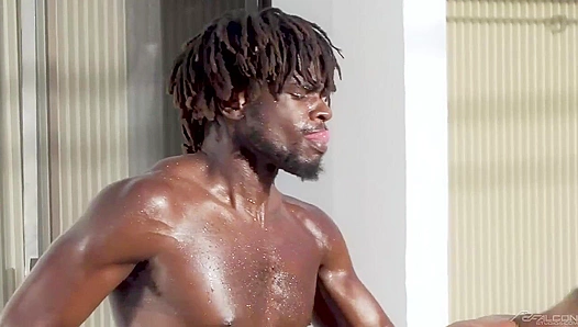 Devin Trez & Jimmy West - Hot Outdoor Ebony Anal Adventure