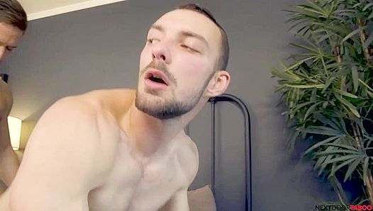 Stepbrothers Johnny B & David Skylar Fuck Like Wild Next Door
