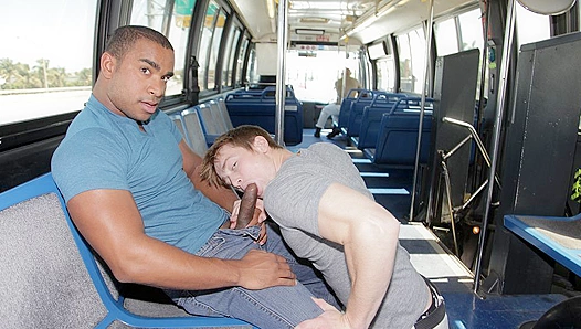 Interracial Ride - Evin Brampton and Rick McCoy Heat Up the City Bus