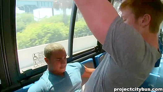 Interracial Ride - Evin Brampton and Rick McCoy Heat Up the City Bus