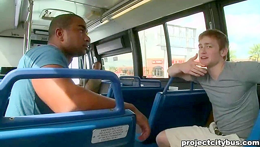 Interracial Ride - Evin Brampton and Rick McCoy Heat Up the City Bus