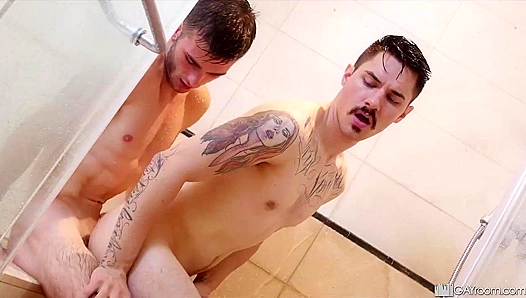 Vincent James Fucks Zak Bishop Hard in the Ass - Big Cock Anal Action